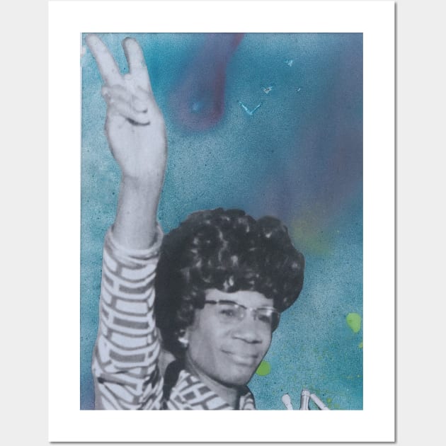 shirley chisholm Wall Art by RobRellArt